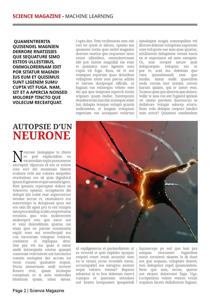 Images du magazine ensuite retravaillées sous PHOTOSHOP | Eric PREZELIN